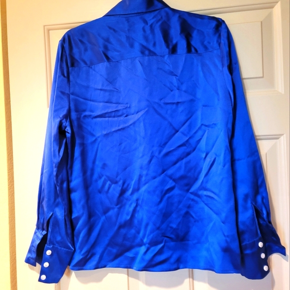 No. 6 Sergio Western Silk Shirt - Picture 4 of 4